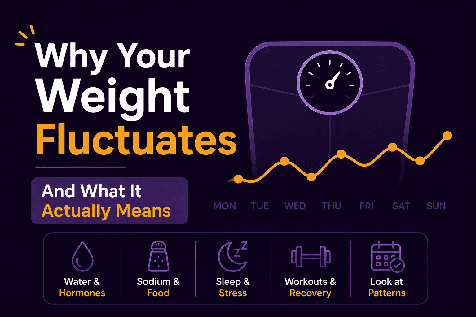 Why Your Weight Fluctuates — And What It Actually Means
